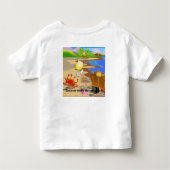 新しい冒険のワイシャツ トドラーTシャツ (裏面)