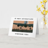 新しい冒険の出発-どんな新しい挑戦にもぴったりなカード カード (黄色い花)