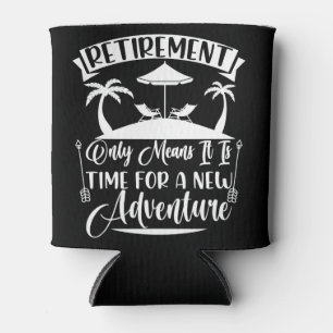 新しい冒険の引退のための退職時間 缶クーラー