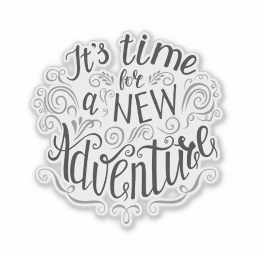 新しい冒険の時間 シール (正面)