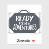 新しい冒険の準備ができている シール (シート)