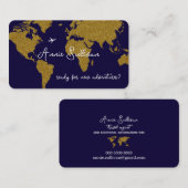 新しい冒険の準備は？旅行代理店 名刺 (正面/裏面)