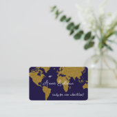 新しい冒険の準備は？旅行代理店 名刺 (スタンド正面)