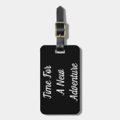 新しい冒険の荷物のラベルの時間 ラゲッジタグ (正面縦)