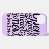 新しい冒険へのハートのオープン Case-Mate iPhoneケース (裏面 (横))