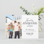 新しい冒険を始めよう写真を移動 案内状 (スタンド正面)