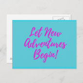 新しい冒険を始める ポストカード (正面/裏面)