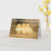 **新しい冒険** **おめでとう**カード カード (黄色い花)