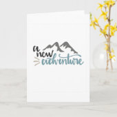 新しい冒険 カード (黄色い花)