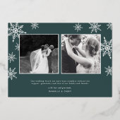 新しい写真の後に楽しく 箔シーズンカード (裏面)