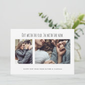 新しい写真の新年を迎える シーズンカード (スタンド正面)