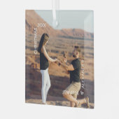 新しい写真 ガラスオーナメント (正面左)