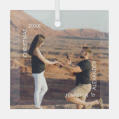 新しい写真 ガラスオーナメント (正面)