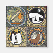 新しい冬 マグネット (正面)