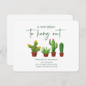 新しい出つる場!新しいホーム 案内状 (正面/裏面)