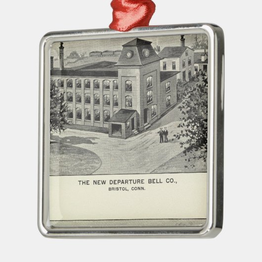 新しい出発鐘CoのミラーBros食事用器具類Co メタルオーナメント (左)