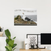 新しい分析視点のカモメ ポスター (ホームオフィス)