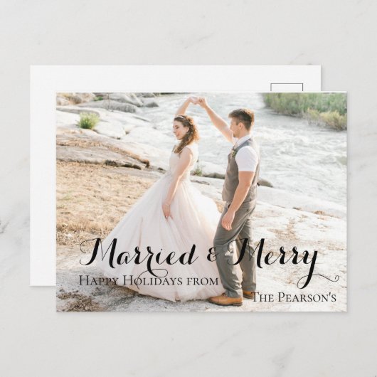 新しい初めてのクリスマスはがき 案内ポストカード (正面/裏面)