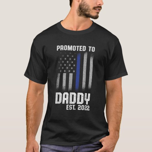 新しい初めてのパパ警察法執行パパ Tシャツ (正面)