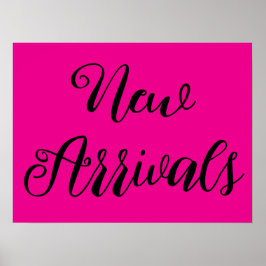 新しい到着の看板、小売店舗の看板、ブティック ポスター