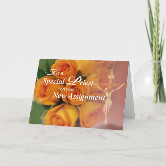 新しい割り当ての司祭への3764の恵み カード (正面)