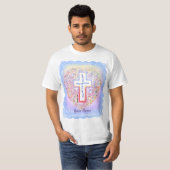 新しい創造のキリスト教の十字架Tシャツ Tシャツ (正面フル)