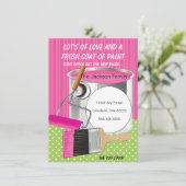 新しい動く発絵を描表のコート 案内状 (スタンド正面)