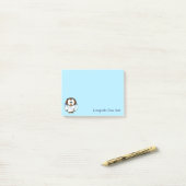 新しい医師を呼ぶフクロウ ポストイット (デスク上)
