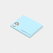 新しい医師を呼ぶフクロウ ポストイット (アングル)