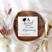 新しい卒業式の始まりへの甘い結末 スタンダードカクテルナプキン