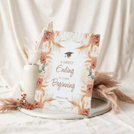 新しい卒業式の始まりへの甘い結末 台座サイン