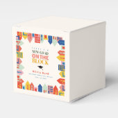 新しい卒業生のブロック子の卒業 フェイバーボックス (正面サイド)