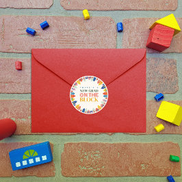 新しい卒業生のブロック子の卒業 ラウンドシール