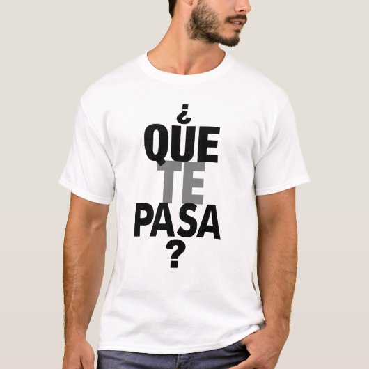 新しい単語: スペイン語 Tシャツ (正面)