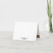 新しい卵のベビーサンキューカード サンキューカード (裏面)