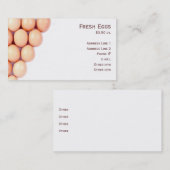 新しい卵の名刺 名刺 (正面/裏面)