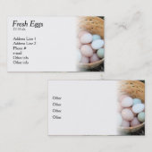 新しい卵の名刺 名刺 (正面/裏面)