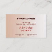 新しい卵の名刺 名刺 (裏面)