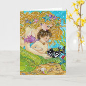 新しい友だちを作る カード (黄色い花)