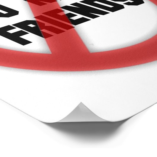 新しい友だち無し ポスター (角)