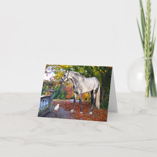 「新しい友だち」ノートカード ノートカード (正面)