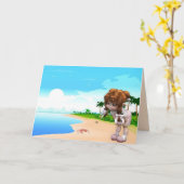 新しい友人 カード (黄色い花)