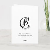 新しい双生児からの母の日 カード (裏面)