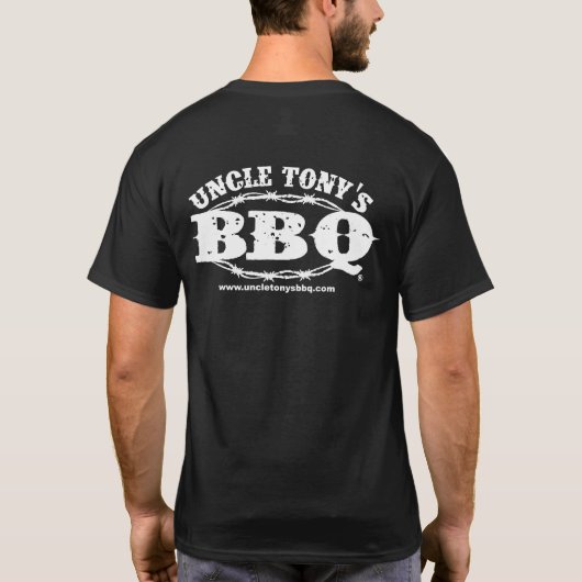新しい叔父さんのトニーCompetition BBQ Tシャツ (裏面)