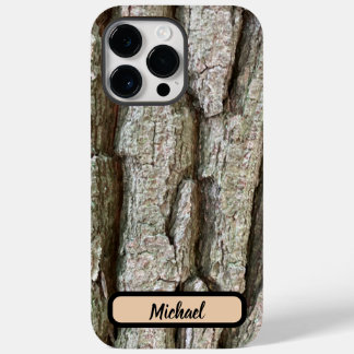 新しい古いオークの木の樹皮の写真と名前iPhone Case-Mate iPhone 14 Pro Maxケース