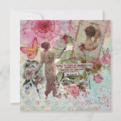 新しい可能性フラットグリーティングカード (正面)