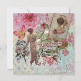 新しい可能性フラットグリーティングカード