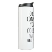 新しい同僚を説得する幸運のコピー タンブラー (回転左)