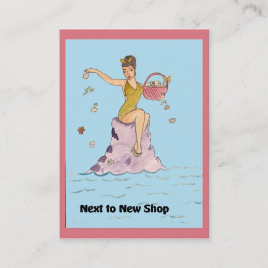 新しい名刺の横 名刺 (正面)