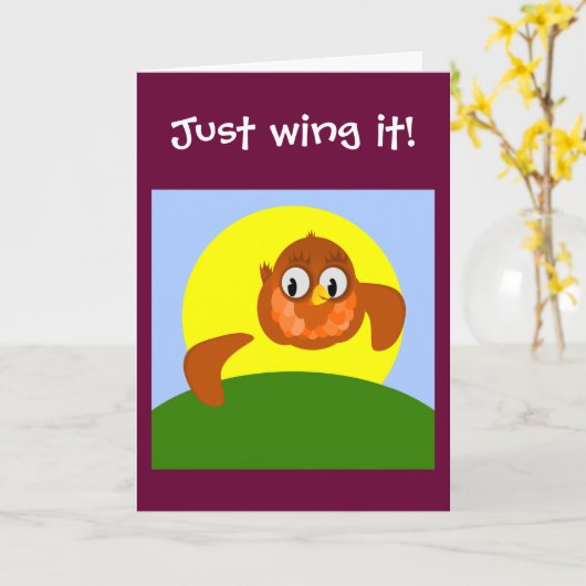 新しい名刺を出せ! カード (黄色い花)